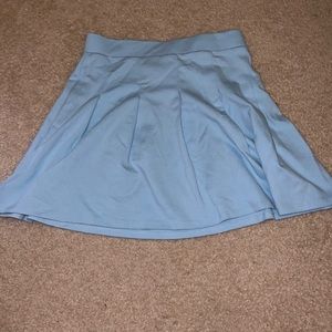 baby blue “pleated” stretchy skirt. From target.